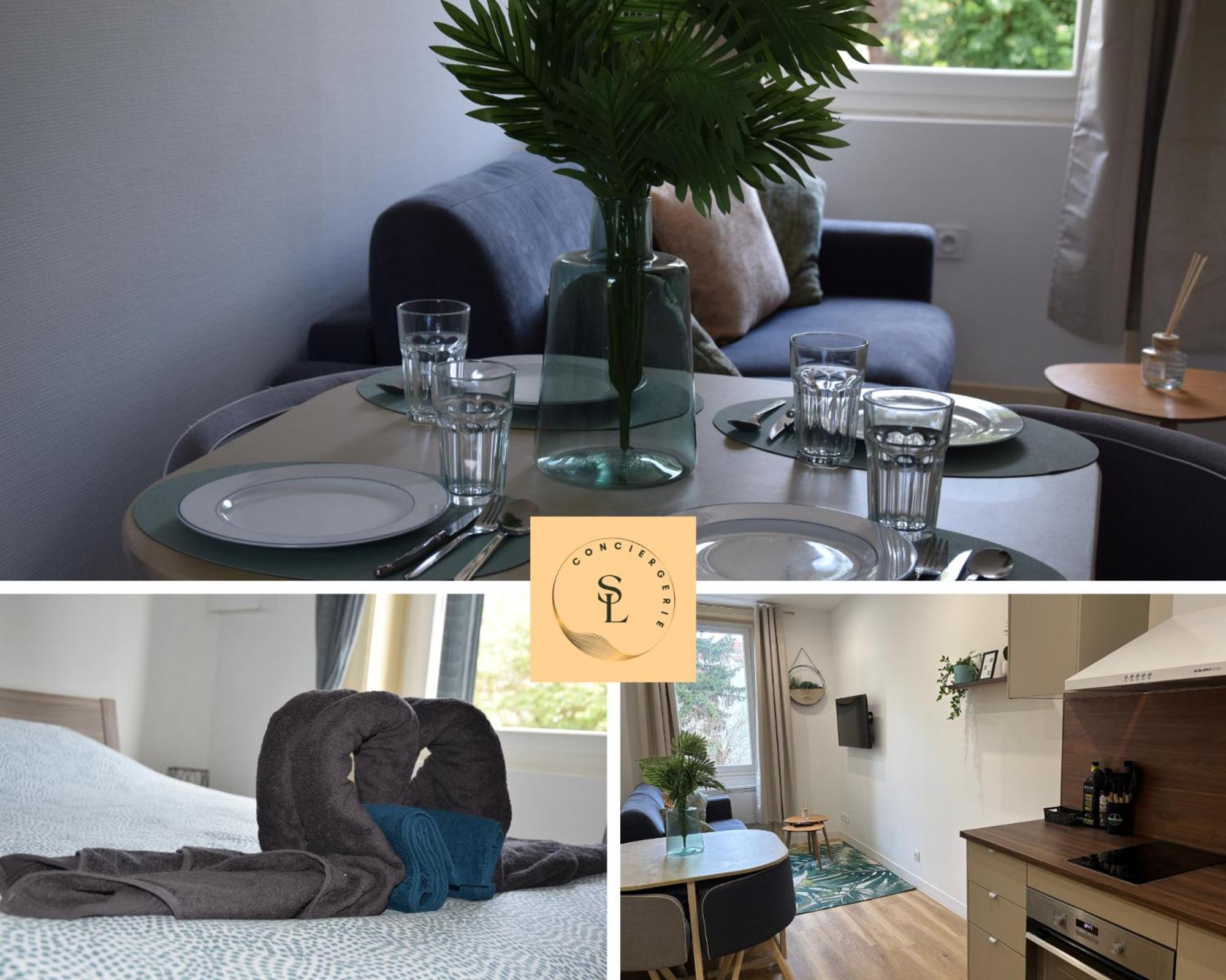 Apartamento Elegant T2 A Bron, Tramway A 2Min, Box Parking, 4Personnes Exterior foto